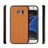 Belle coque de téléphone en bois + TPU pour Samsung Galaxy S7/S7EDGE couverture en bambou en bois en caoutchouc souple S9 S8 PLUS Note8 Note 9