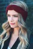 9 colori fasce fascia lavorata a maglia Headwrap dei capelli delle donne di moda Crochet acrilico Variegato fasce inverno caldo Ragazze Accessori per capelli