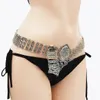 US Warehouse popular foreign trade waist chain exquisite retro carved belly dance sexy body chain women Jewelry Gift