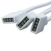 LED Accessories 1 to 3 Female 4 Pin Flexible LED Connector Cable Splitter For 3528 5050 RGB Strip Light