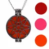 Hanging parfum de voiture creux Pendentif parfum Diffuseur DESODORISANT Huile Essentielle Collier Décorations Accessoires Bijoux 3Pads LJJA-1614