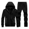 Hommes ensemble sweats à capuche vêtements de sport 2019 printemps automne nouveaux sweats ensemble de sport hommes survêtements 2 pièces sweats à capuche + pantalon costume vêtements