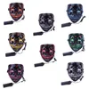 Halloween LED Light Up Masque De nombreuses options Masques de cosplay de fête L'année électorale de purge Masques drôles brillent dans l'obscurité ou Horror4490923