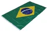 Brasilien flagga 3x5ft 150x90cm polyestertryck inomhus utomhus hängande säljer nationell flagga med mässing grommets 9611274