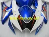 Комплект для литья под давлением Обтекатель SUZUKI GSXR600 750 K8 08 09 GSXR600 GSXR750 2008 2009 Холодный белый синий обтекатель SA21