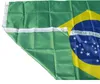 Brasilien flagga 3x5ft 150x90cm polyestertryck inomhus utomhus hängande säljer nationell flagga med mässing grommets 7483931