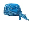 Мода 100% хлопок Paisley Мотоцикл Череп Cap Doo Rag Бандана волос Wrap Hat Крышка головки Бесплатная доставка