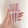 Transparante lip glanzend buis met zilveren kap voor lipgloss / wimpers groeien vloeibare lege cosmetische container F20171857
