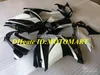 Fairing set for KAWASAKI Ninja ZX250R 08-12 ZX 250R 2008 2012 EX250 ZX250 08 09 10 12 white gloss black Fairings kit KM44