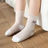 12 Style New Baby Girls Lace Socks Crown Bow Socks 3pair/lot Kids Middle Tube Sock for Children Princess Sock M1353