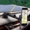 Роскошный автомобильный держатель для телефона для iPhone X XS XR 7, автомобильное крепление на лобовое стекло, подставка для телефона, автомобильный держатель на 360° для Samsung S9 S8, Retail9834659
