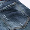 Herrendesigner kurze Jeans Straight Lines Löcher Enge Jeans Casual Jean Night Club Schwarz Baumwolle Sommer Men039s Pants1118282