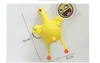 Ny nyckelkedja Hängsmycke Rolig Spoof Gadgets Toy Chicken Egg Laying Höns Crowded Stress Ball Keychain KeyRing Relief Gift Smycken Tillbehör