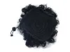 Kort kinky curly wrap dragstring puff hästtail bulle förlängning 8inch syntetiskt hår stor rund hästsvans för kvinnor9620353