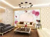 3D photo wallpaper custom 3d wall murals wallpaper European marble art rose TV background wall papers for walls papel de parede