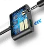 2 In1 Type-C do 3,5 mm adapter jack audio dla Huawei Aux Audio Słuchawki Ładowarka Kabel Ładowarka USB-C Konwerter Gorąca Sprzedaż