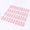 100 Pz/lotto di Buona Qualità Della Ragazza Carino Colorato Rosa Clip di Capelli di Sicurezza Bella Ornamento Dei Capelli Barrettes Bambini Tornante Accessori Per Capelli