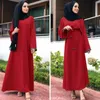 Svart kaftan abaya kalkon dubai muslim