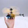 Летающие мини RC Infraed Индукционная Вертолет проблесковый маячок Игрушки для Kid Образование Детские игрушки Игрушки Игры Дети