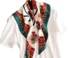 2019 Vintage Scarf Girl039S Ny mångsidig tryckt dekorativ fyrkantig halsduk för kvinnor med sommarhår och GASE3833697