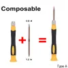 140mm 2 in 1 CRV 0.8-1.2 Pentalobe / 0.8 Pentalobe-1.5 Phillips Screwdriver Combination Screwdrivers for iPhone Apple MacBook Air