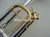 más vendidos trompeta c tono c180sml239 llave de latón plateado instrumento musical superior con estuche boquilla envío gratis