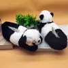 Panda Indoor Pantoffeln Hausschuhe Bär Pantoffeln Anime Holzboden Frauen Männer Winter Compa -Cartoon mit warmen Panda Home Schuhe19362352