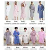 Cavme com capuz Terry Robe Towel Bathrobe Men039S Robes de algodão comprido Lounge Family Nightwearwear Awear para amantes Plus Si1675552