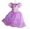 9 Style Girls princess Lace dress 2018 New kids fashion cosplay bowknot Bows dresses baby Pink purple blue dress skirt