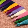 3 '' ICE Jedwabniczki Kolczyki Tassel Trim Wisiorek Biżuteria Dyspozycja DIY Kolczyki Akcesoria Zasłona Tassel 22 Kolory Opcja