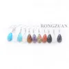 11 Styles Fashionable Dangle Earrings Jewelry Natural Stone Multifaceted Beads Chakra Pendants Dangle Earring Mothers Day Gifts BR334