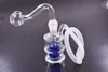 Mini plates-formes pétrolières en verre colorées Bangs Birdcage inline perc Pipe à fumer Dab Rigs Pipes à eau Bong