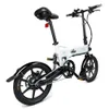 Fiido D2 Folding Electric Moped Bike City Bike Commuter Bike Tre Ridlägger 16 tums däck 250W Motor 25km / h 7.8Ah litiumbatteri 20-35k