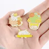 Красочные Эмаль Броши Би бабочка медведь Люди Pins джинсовой одежды сумка мини мультфильм ювелирных подарков для друзей