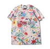 Summer Mens Women T Shirt Brand Designer Tshirts With Letters Breathable Short Sleeve Mens Tops With Flowers Tee Shirts Wholesale