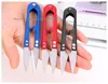 200pcs Metal Bordado Sewing Snips Cortador Tesoura Sharp Scissor Scissor Nipper Thrum Fios Fazendo Tricô