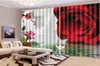 3d Print Curtain For Living Room Price Delicate Rose Boat on the Water 3d Digital Printing HD Practical Beautiful Curtains