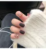 24pcssetヒョウ印刷誤ったネイル人工装飾用のフルカバー装飾用スティレットデザインプレスnails art art fake extension tip7984321