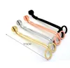 Stainless Steel Candle Wick Trimmer Oil Lamp Trim scissor Cutter Snuffer Tool Hook Clipper YD0514