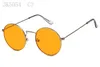 男性の女性のためのサングラスのためのサングラスサングラスファッションサングジャートレンディな女性レトロサンメガネUV 400ユニセックスラウンドデザイナーサングラス3K5D54