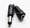 Connectors DC 4 0x1 35mm Female to DC-5 5x2 5mm Compatible5 5x2 1mm Male Plug Power Adapter Connector 10PCS2839