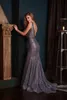 Prom 2019 Nieuwste sexy Deep V Neck Backless Lace Charmante zeemeermin avondkleding sweep trein feestjurken speciale OCN -jurken