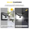 40 LED de Energia Solar Luz 3 Modos Humano Sensor Corpo 4pcs parede Solar Lâmpada impermeável ao ar livre de poupança de energia Jardim Quintal Luzes