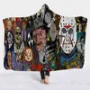 2019 heiße Art Warmer Hoodie Kap Tarnkappe der Decke Kinder Siesta Decke trägt Hut Decke Horrorfilm-Serie