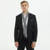2019 Sciarpa da uomo Sciarpe di seta lunghe 160 cm Designer di marca maschile Euro Elegante Silenziatore Sciarpe da uomo d'affari Scaldacollo Fazzoletto da collo2676