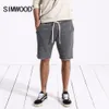 Simwood 2019 Lato Nowe Szorty Mężczyźni Spodnie sportowe Wygodne Vintage Moda Casual Wole Spodnie Spodenki Darmowa Wysyłka 180440