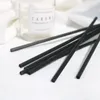 Good Factory 100pcs lot 3MM 20CM Rattan Fragrance Incense Black Fiber Reed Diffuser Replacement Refill Sticks Aromatic Stick309B