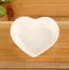 Ceramic hot pot seasoning dish ceramic heart-shaped dish kitchen multi-purpose dish Home Kitchen Tool Supplies LX1511