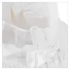 Panier de fleurs blanc pur et élégant, Rosette romantique, panier de fleurs de mariage, panier de fleurs pour fille, décoration de fête de mariage, vente en gros, 2021