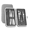 Nagel Clippers 8pcs roestvrij staal nagel Clippers schaar set set kits manicure roestvrij staal kunst vrouwen mode dec